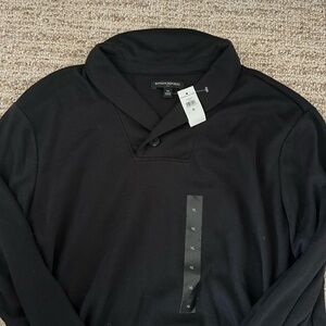 Brand new with tags mens Banana Republic black sweater. Size xl